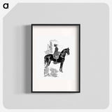 アートポスター-Lady on Horseback
 - 大英図書館 Poster.