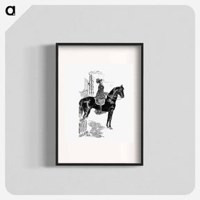 アートポスター-Lady on Horseback
 - 大英図書館 Poster.