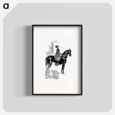 アートポスター-Lady on Horseback
 - 大英図書館 Poster.