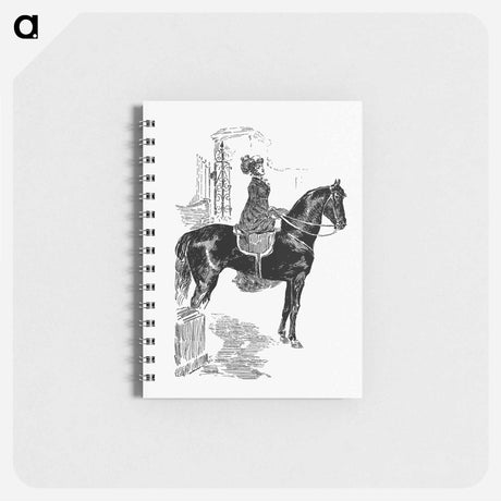 アートメモ帳-Lady on Horseback
 - 大英図書館 Memo.
