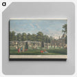 アートパネル-A View of the Back Front of the House, & part of the Garden of the Earl of Burlington at Chiswick; with a distant View of the Orangery, Greenhouse, Inigo Jones's Gate, & c.
 - イェール大学アートギャラリー Canvas.