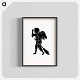アートポスター-Ragged Angel with a Broomstick
 - 大英図書館 Poster.