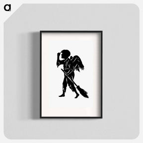 アートポスター-Ragged Angel with a Broomstick
 - 大英図書館 Poster.