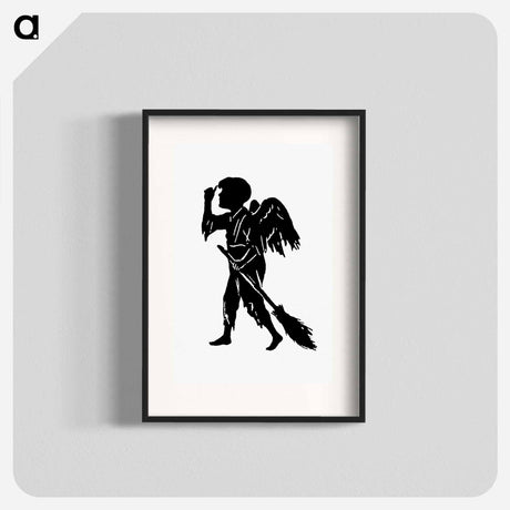 アートポスター-Ragged Angel with a Broomstick
 - 大英図書館 Poster.