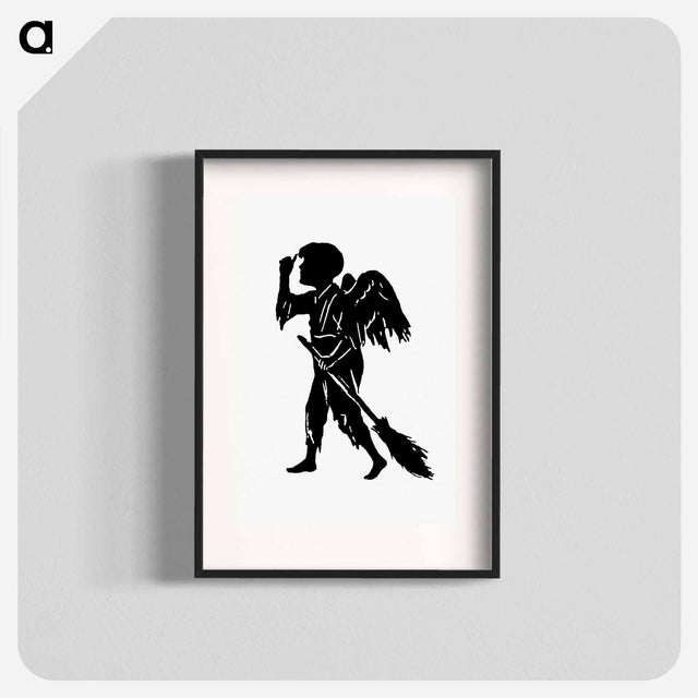 アートポスター-Ragged Angel with a Broomstick
 - 大英図書館 Poster.
