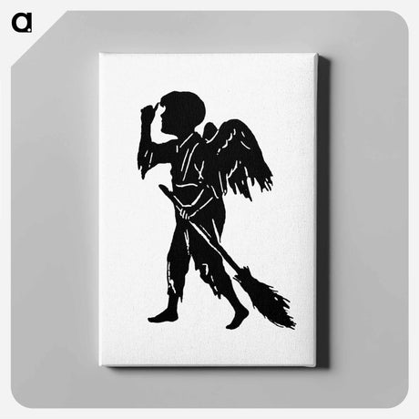 アートパネル-Ragged Angel with a Broomstick
 - 大英図書館 Canvas.
