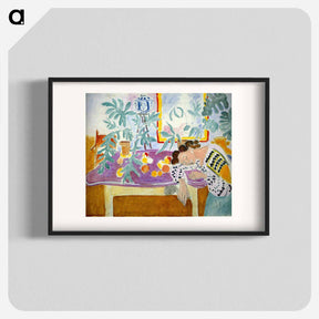 アートポスター-Still Life with sleeper - アンリ マティス Poster.