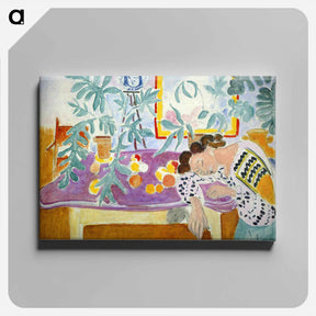 アートパネル-Still Life with sleeper - アンリ マティス Canvas.