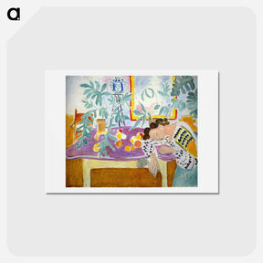 アートポストカード-Still Life with sleeper - アンリ マティス Postcard.