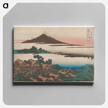 Dawn at Isawa in Kai Province - 葛飾 北斎 Canvas.