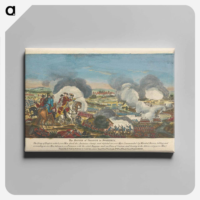 アートパネル-The Battle of Prague in Bohemia
 - イェール大学アートギャラリー Canvas.