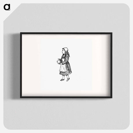 アートポスター-Peasant Girl from Sunshine and Sea
 - 大英図書館 Poster.