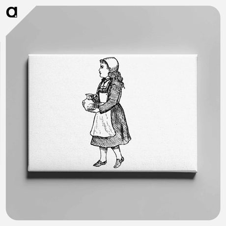 アートパネル-Peasant Girl from Sunshine and Sea
 - 大英図書館 Canvas.