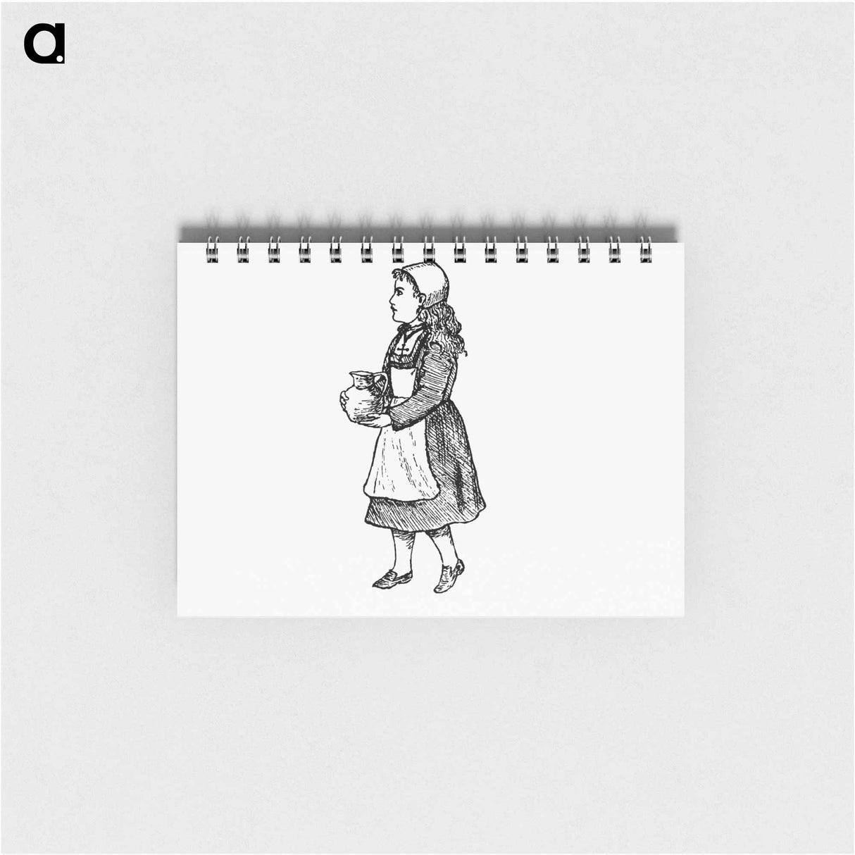 アートメモ帳-Peasant Girl from Sunshine and Sea
 - 大英図書館 Memo.