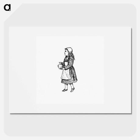 アートポスター-Peasant Girl from Sunshine and Sea
 - 大英図書館 Poster.