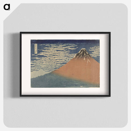 アートポスター-Clear Weather with a Southerly Wind - 葛飾 北斎 Poster.