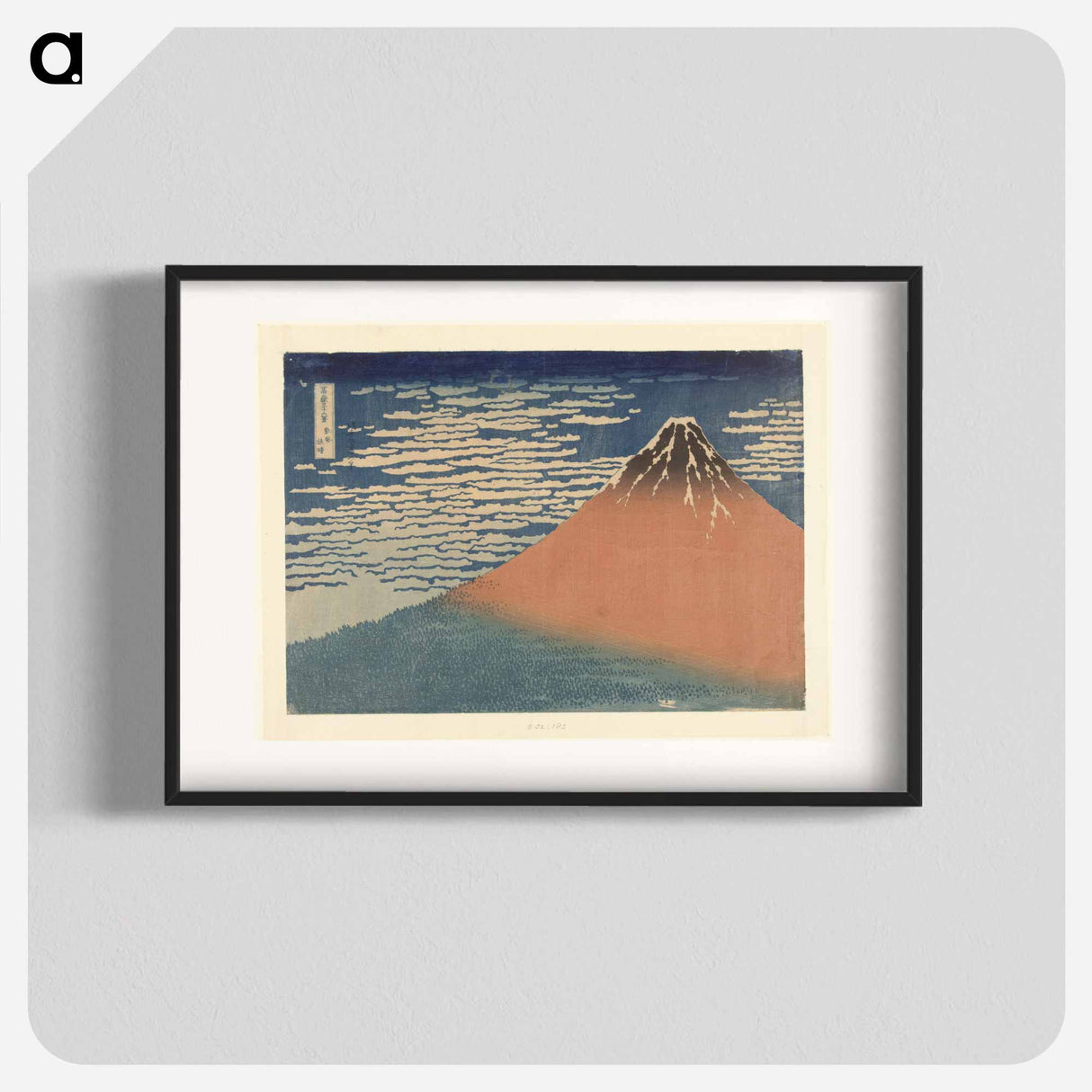 Clear Weather with a Southerly Wind - Katsushika Hokusai Poster.