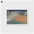 アートポストカード-Clear Weather with a Southerly Wind - 葛飾 北斎 Postcard.