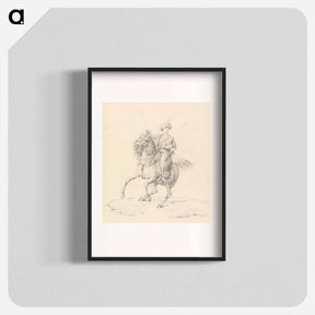 アートポスター-Turbaned Cavalryman on a Horse
 - イェール大学アートギャラリー Poster.