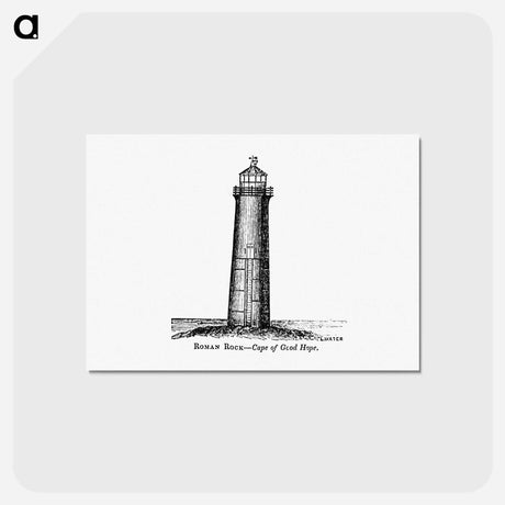 アートポストカード-Roman Rock, Cape of Good Hope
 - 大英図書館 Postcard.
