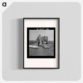 アートポスター-Cotton weighing - ドロテア ラング Poster.