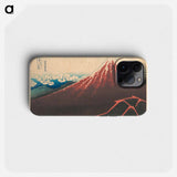 Storm below Mount Fuji - 葛飾 北斎 Phone Case.