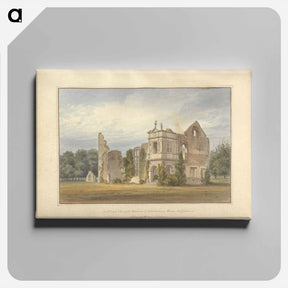 アートパネル-South East View of the Remains of the Gorhambury House Hertfordshire, belonging to the Earl of Verulam
 - イェール大学アートギャラリー Canvas.