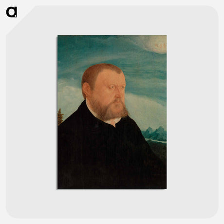 アートポストカード-Portrait of a Man
 - バーンズ・コレクション Postcard.