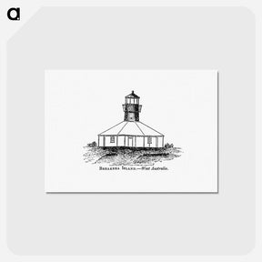 アートポストカード-Breaksea Island, West Australia
 - 大英図書館 Postcard.