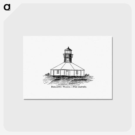 アートポストカード-Breaksea Island, West Australia
 - 大英図書館 Postcard.