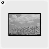 アートポストカード-Chicken House Construction
 - ラッセル リー Postcard.