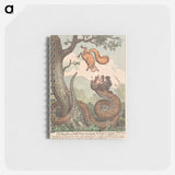 アートメモ帳-The Republican Rattle-Snake Fascinating the Bedford-Squirrel
 - イェール大学アートギャラリー Memo.