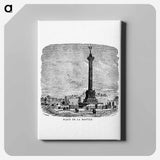 アートパネル-Bastile's Place from Underground, Or Life Below The Surface
 - 大英図書館 Canvas.