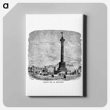 アートパネル-Bastile's Place from Underground, Or Life Below The Surface
 - 大英図書館 Canvas.