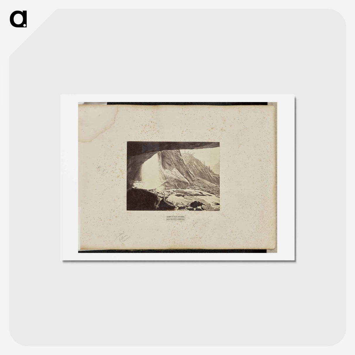 アートポストカード-Yo-Sem-i-te Valley, California
 - エドワード マイブリッジ Postcard.