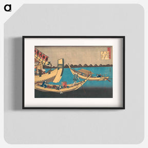 アートポスター-Hokusai's Poem - 葛飾 北斎 Poster.