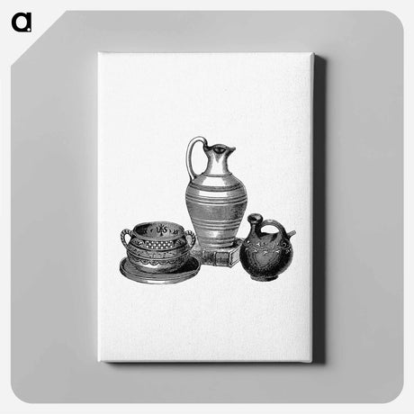 アートパネル-Ancient Roman Vases from the Western Coast
 - 大英図書館 Canvas.
