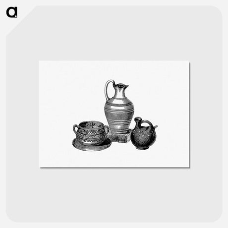 アートポストカード-Ancient Roman Vases from the Western Coast
 - 大英図書館 Postcard.