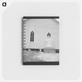 アートメモ帳-Untitled photo, possibly related to: Baptist church. Person County, North Carolina - ドロテア ラング Memo.