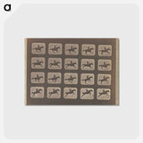 アートポストカード-Leaping
 - エドワード マイブリッジ Postcard.