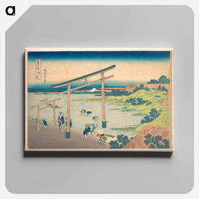 アートパネル-Noboto Bay - 葛飾 北斎 Canvas.