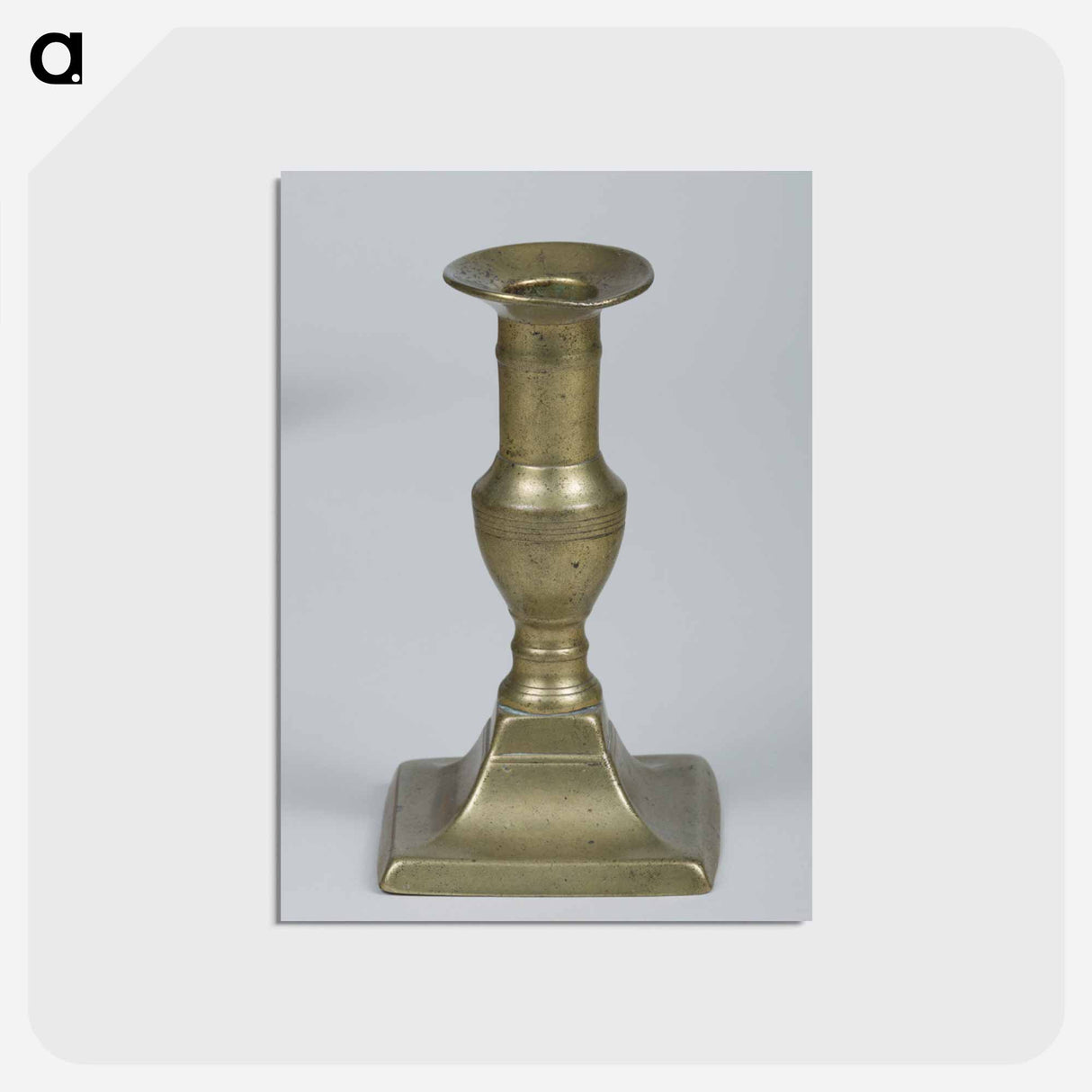 アートポストカード-Cut Overlay Peg Lamp Base
 - バーンズ・コレクション Postcard.