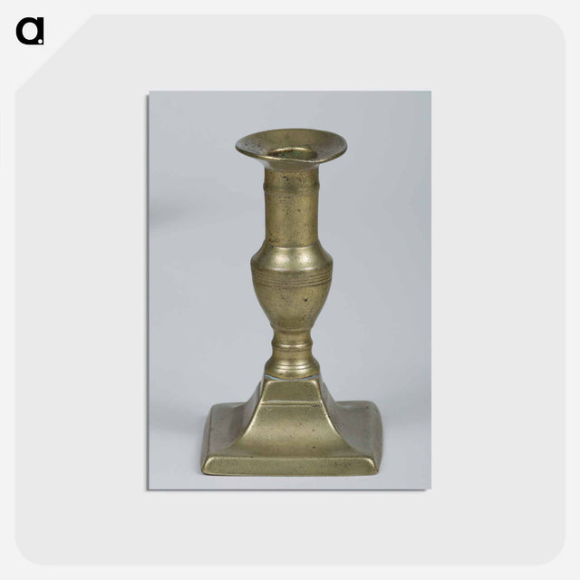 アートポストカード-Cut Overlay Peg Lamp Base
 - バーンズ・コレクション Postcard.