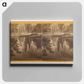 アートパネル-Reflection of Tutokanula in the Merced
 - エドワード マイブリッジ Canvas.