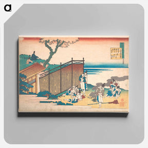アートパネル-Hokusai's Nakatomi no Yoshinobu - 葛飾 北斎 Canvas.