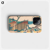 Hokusai's Nakatomi no Yoshinobu - 葛飾 北斎 Phone Case.