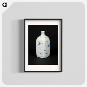 アートポスター-Sake Flask with Blue Circles
 - セントルイス美術館 Poster.