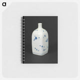 アートメモ帳-Sake Flask with Blue Circles
 - セントルイス美術館 Memo.