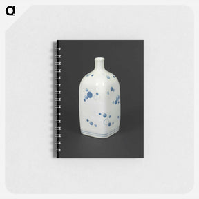 アートメモ帳-Sake Flask with Blue Circles
 - セントルイス美術館 Memo.