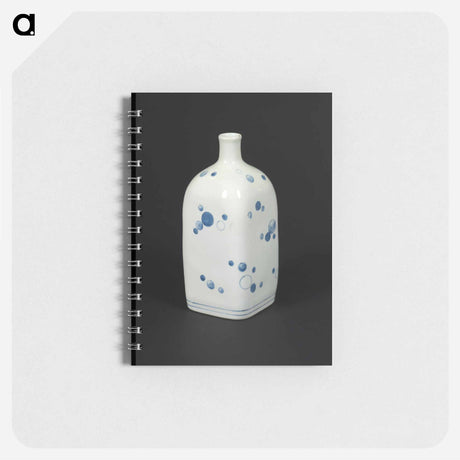アートメモ帳-Sake Flask with Blue Circles
 - セントルイス美術館 Memo.
